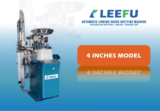 LEEFU atuomatic linking scok machine 4INCHES