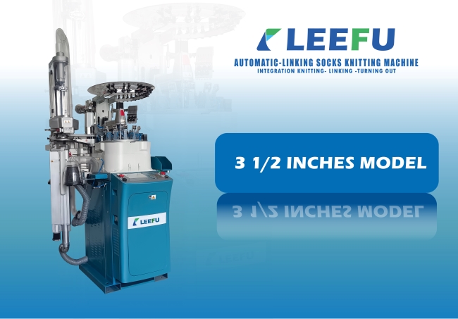 LEEFU atuomatic sock knitting machine 3.5 INCHES