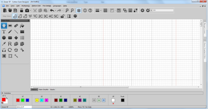 deisgn program of leefu automatic linking sock making machine