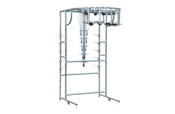 yarn creel of LEEFU automatic sock knitting machine