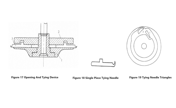 Single Piece Opening And Tying Device Structure of One Toe Sock of leefu automatic toe-linking sock knitting machine