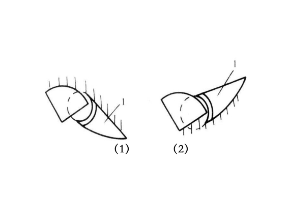 THE METHOD TO REMOVE THE SOCK KNITTING NEEDLES - USING THE SOCK HEEL TRIANGLE of LEEFU automatic linking circular sock knitting machine